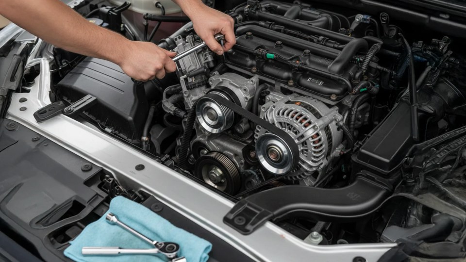 Belt and hose inspection and replacement